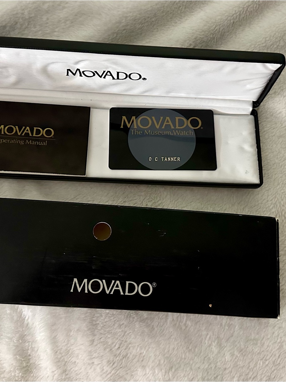 New Old Stock from 1997 w 10k Gold and Stainless Steel Case Museum MOVADO Watch - Picture 8 of 15